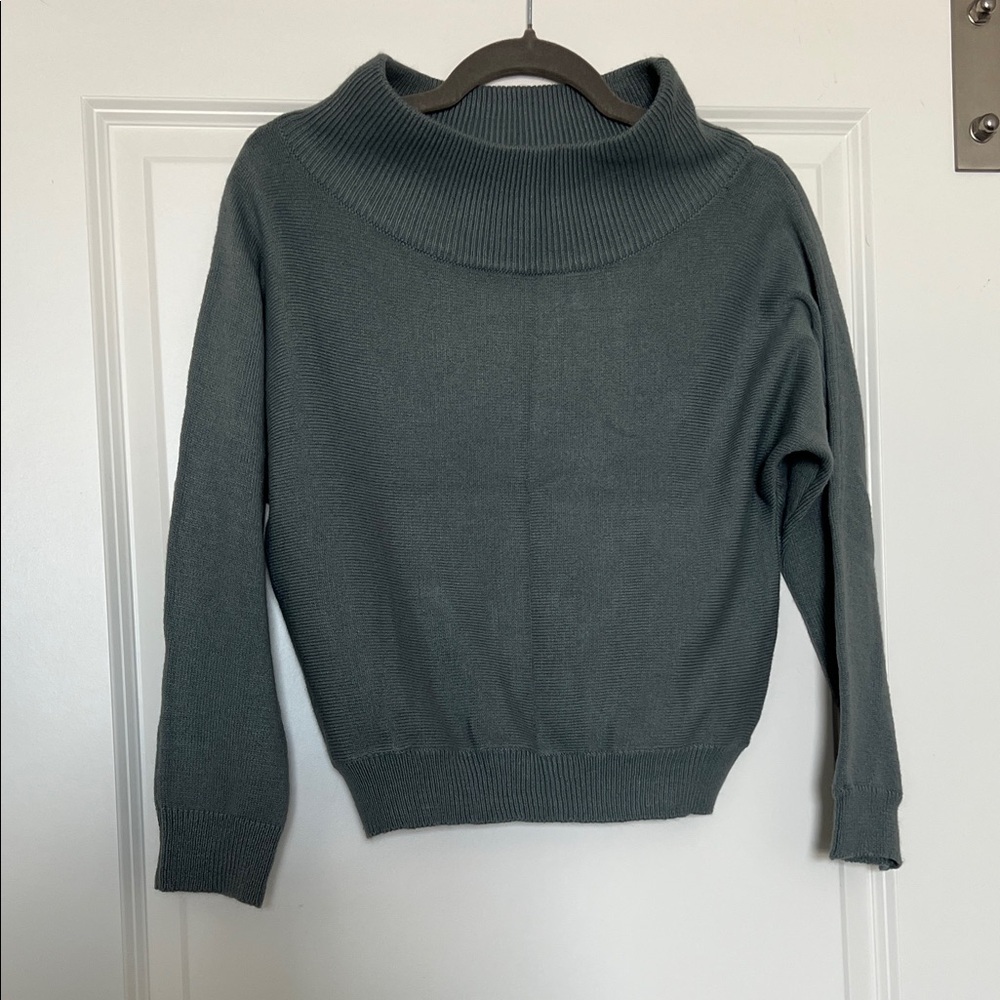 Love Tree Cowl Neck Sweater